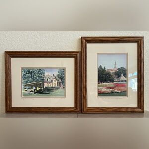 Fort Collins Nostalgia: Framed Avery House & Flower Trial Garden at CSU